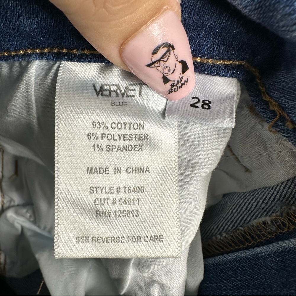 Nwt Olivia wide leg vervet distressed denim nwt - Picture 13 of 15